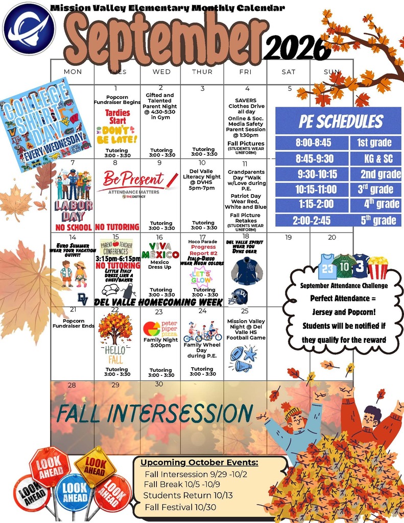 September Calendar