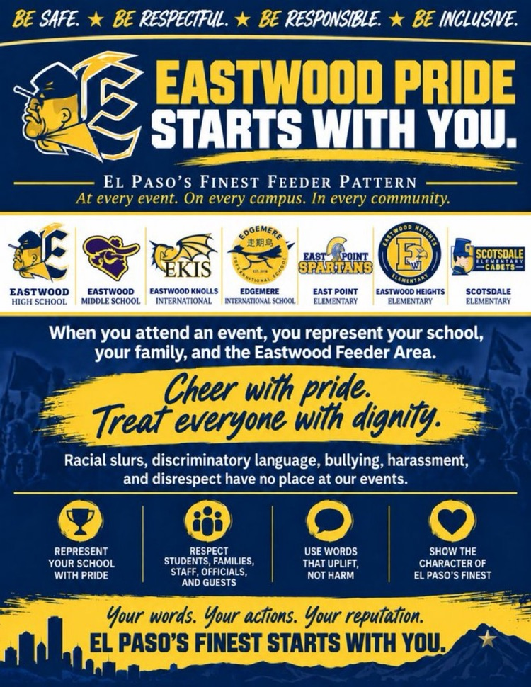 Eastwood area pride! East Point is part of the best area in our district