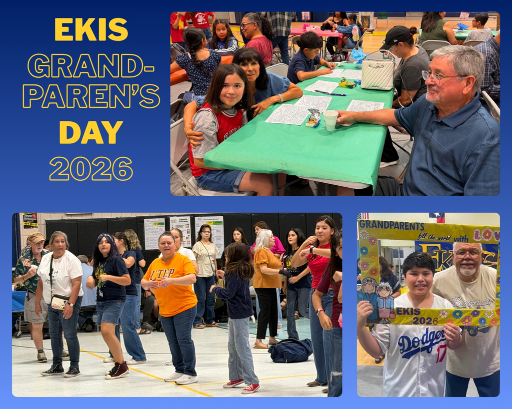 Photo collage of grandparents and EKIS students celebrating grandparent's day at Eastwood Knolls.