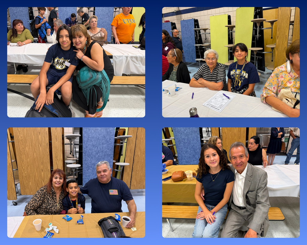 Photo collage of grandparents and EKIS students celebrating grandparent's day at Eastwood Knolls.