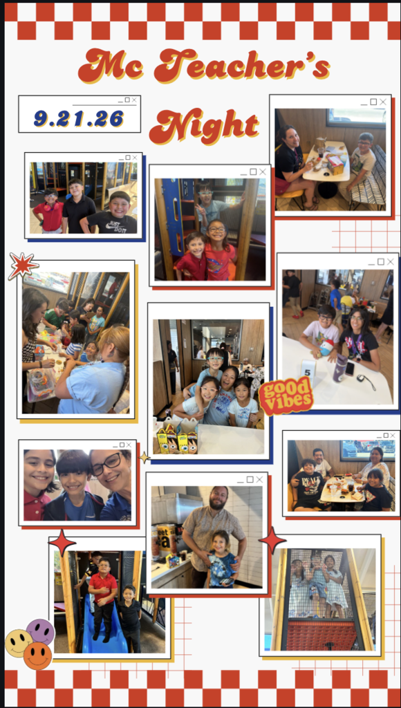 🍟🍔 THANK YOU! 🍔🍟  A huge shoutout to everyone who came out this past Monday for our McTeacher's Night fundraiser! We were thrilled to see so many of our amazing Crusaders and their families share meals and have fun with our staff.  Thank you for continually showing up and supporting our school. We couldn't do it without our wonderful community!   #CrusaderPride #McTeachersNight #SchoolCommunity #ThankYou