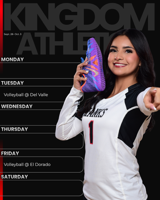 Hanks Athletics Schedule for September 29 - October 2