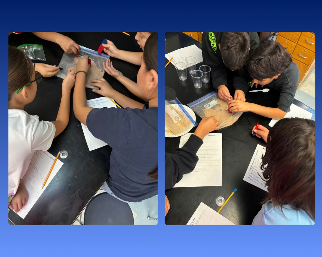 Photo collage of EKIS students working on projects during the 2026 fall intersession.