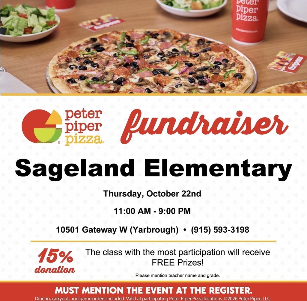 Peter Piper Pizza Fundraiser Picture