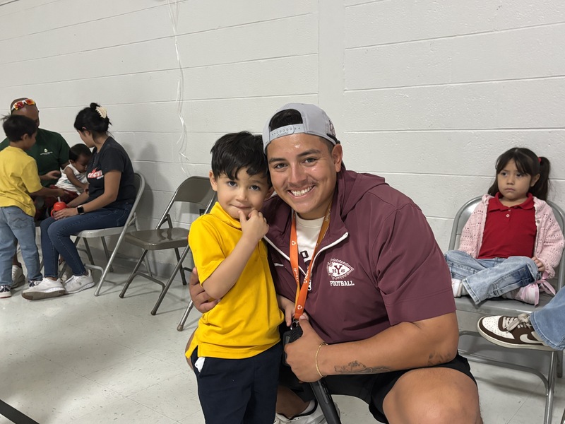 coach reza with student