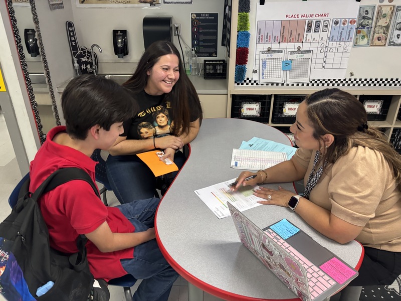 parent and student meeting