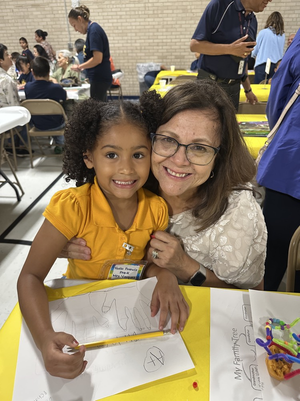 student and grandparent 