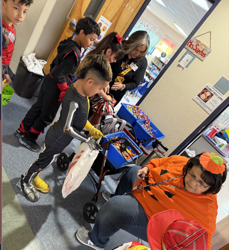 Kids trick or treating