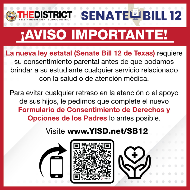 Senate Bill 12 Spanish Flyer