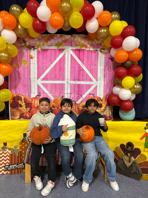 Kids during their luncheon