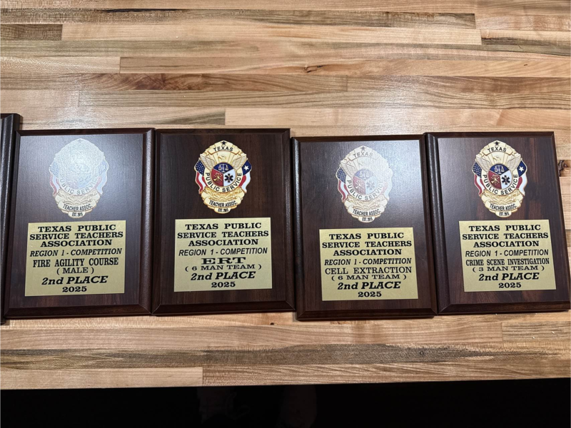 On Saturday, Dec 6, 2025 our Highlanders competed on several events sponsored by the Texas Public Safety Teachers Association (TXPSTA).