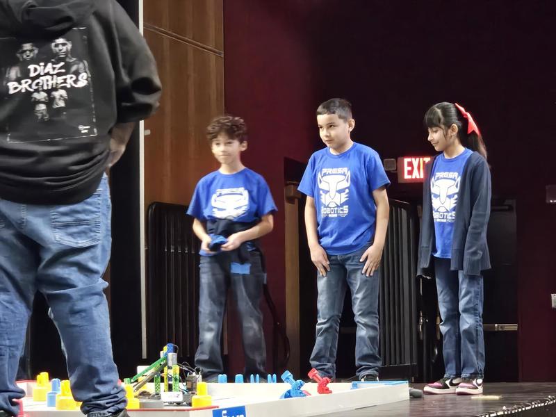 Team Z excited about a run they just had waiting for the results