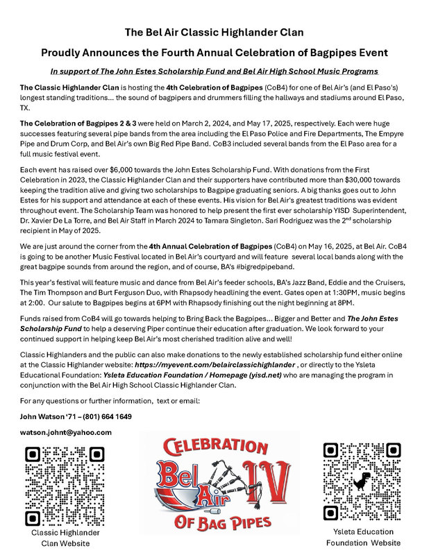 Celebration of Bagpipes