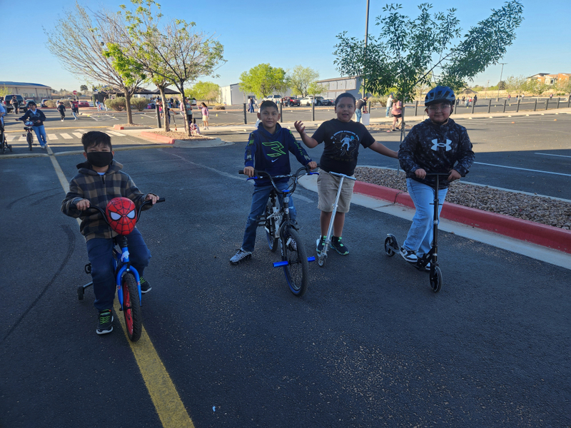 kids during Wheel Day