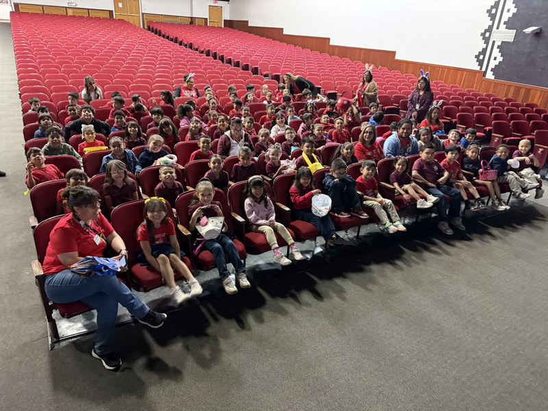 Picture of students in a theater