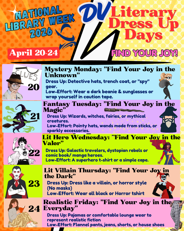 Literary Dress Up Days
