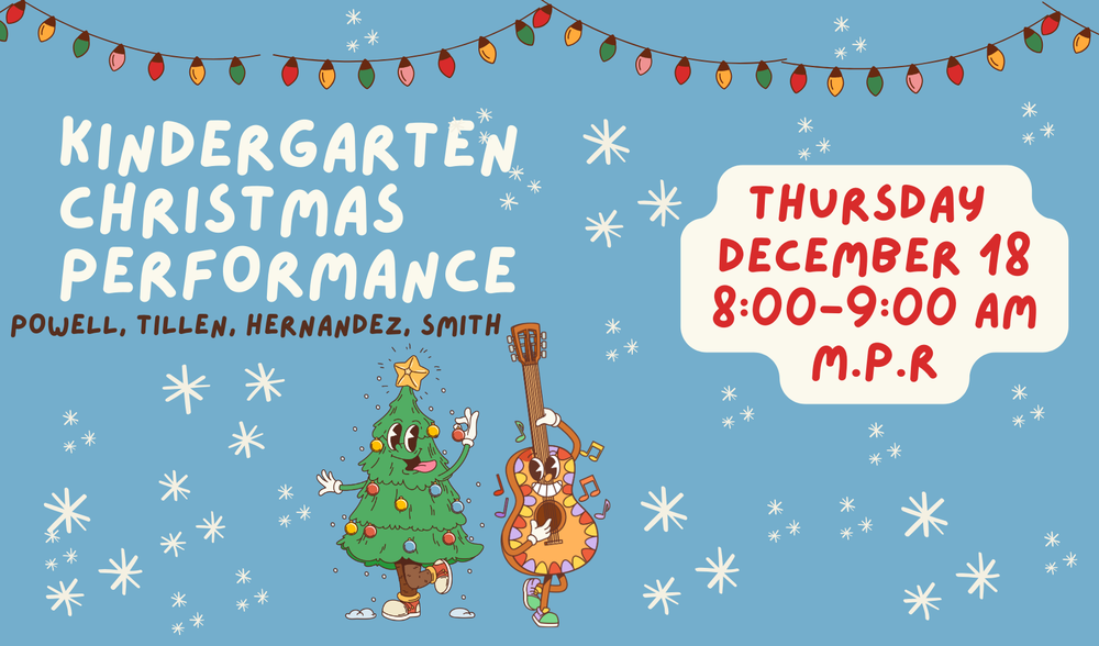 Kinder Christmas Performance