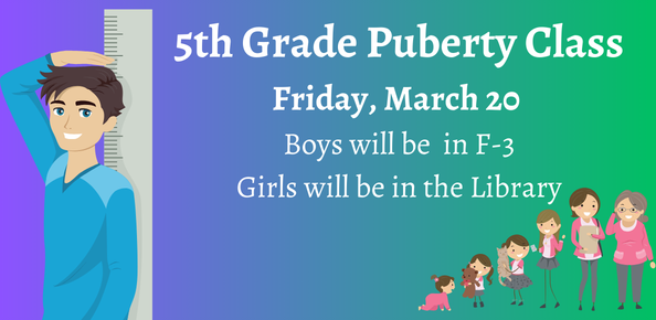 Puberty Class 5th Grade