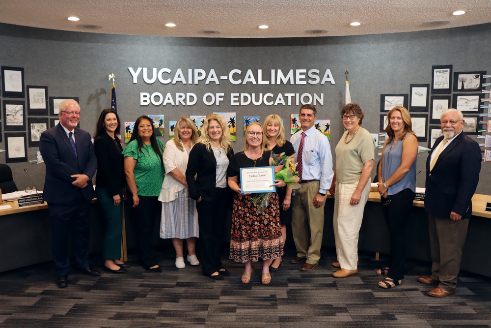 Cathy Schmidt with BoE