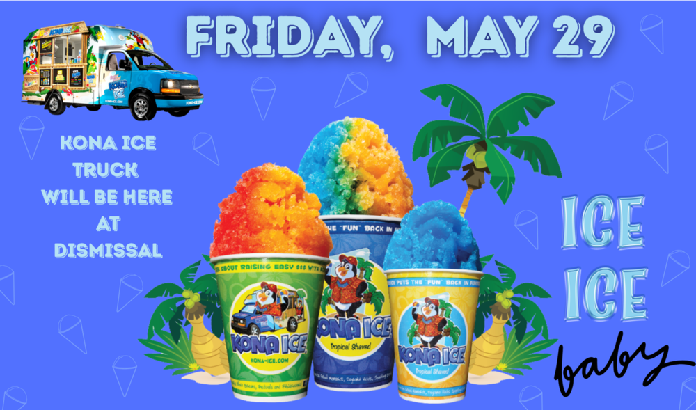 Kona Ice on site 