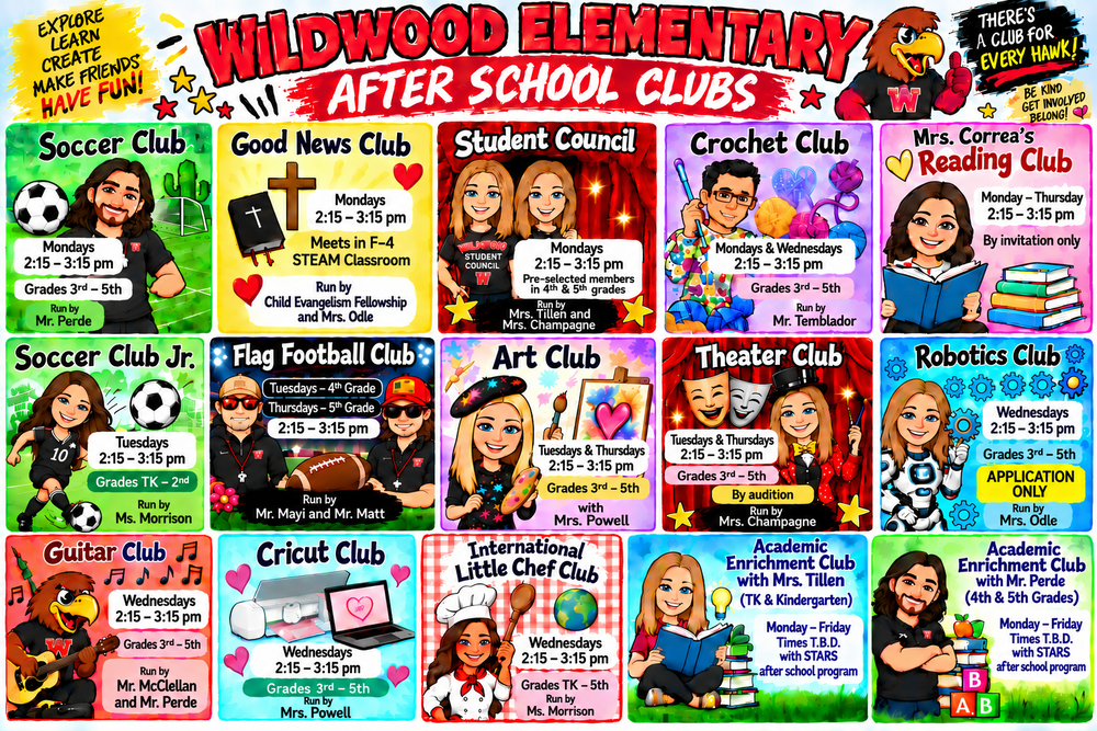 All wildwood clubs 26/27