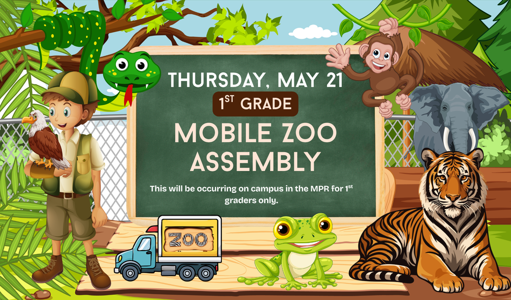 1st grade mobile zoo