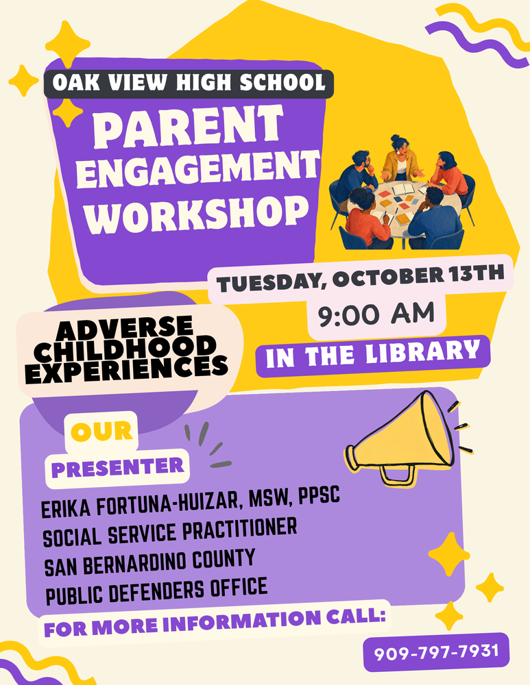 Parent Engagement Workshop October