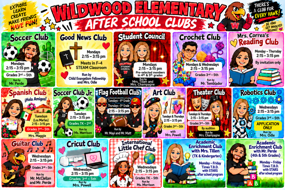All wildwood clubs 26/27