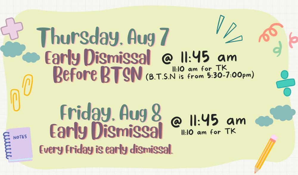 early dismissals