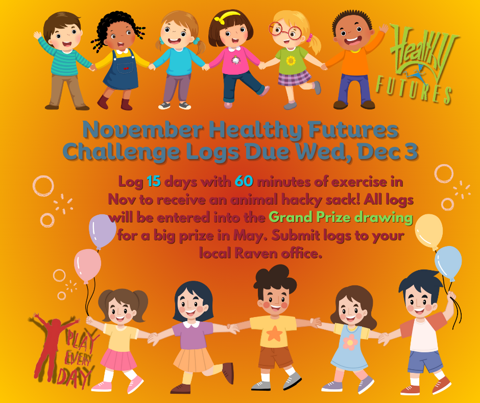 Healthy Futures Nov logs due