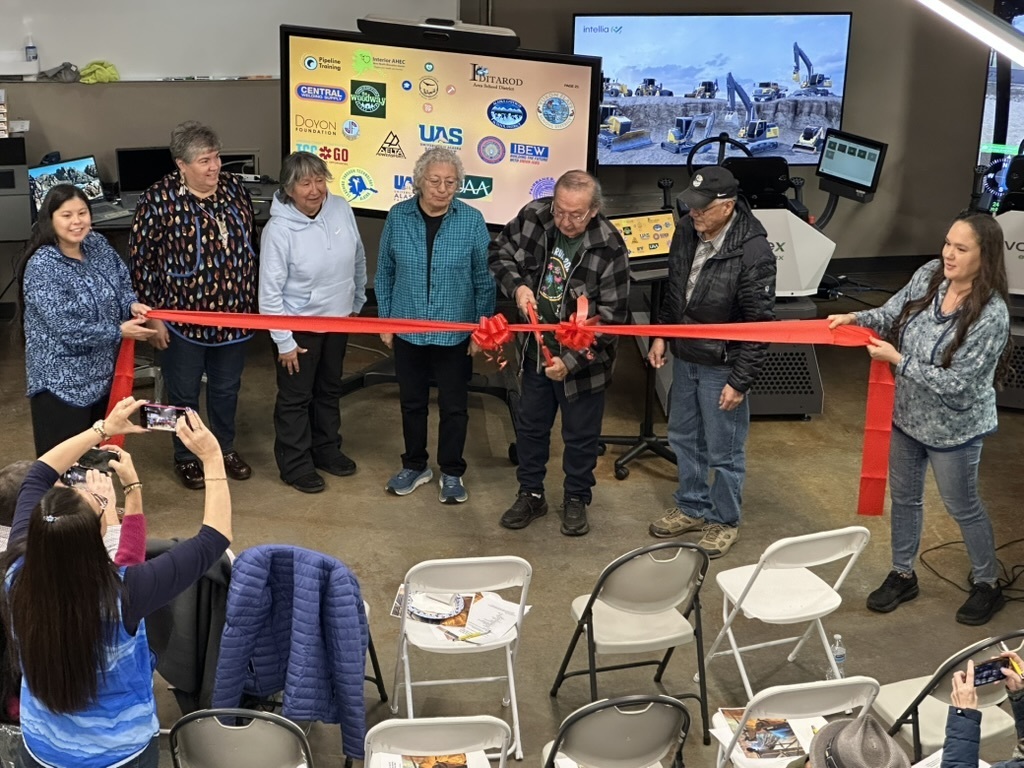 In the picture above, you will see Maurice McGinty cutting the ribbon at the grand opening of the dorms. 