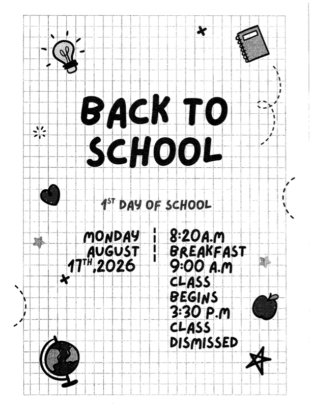 back to school flyer