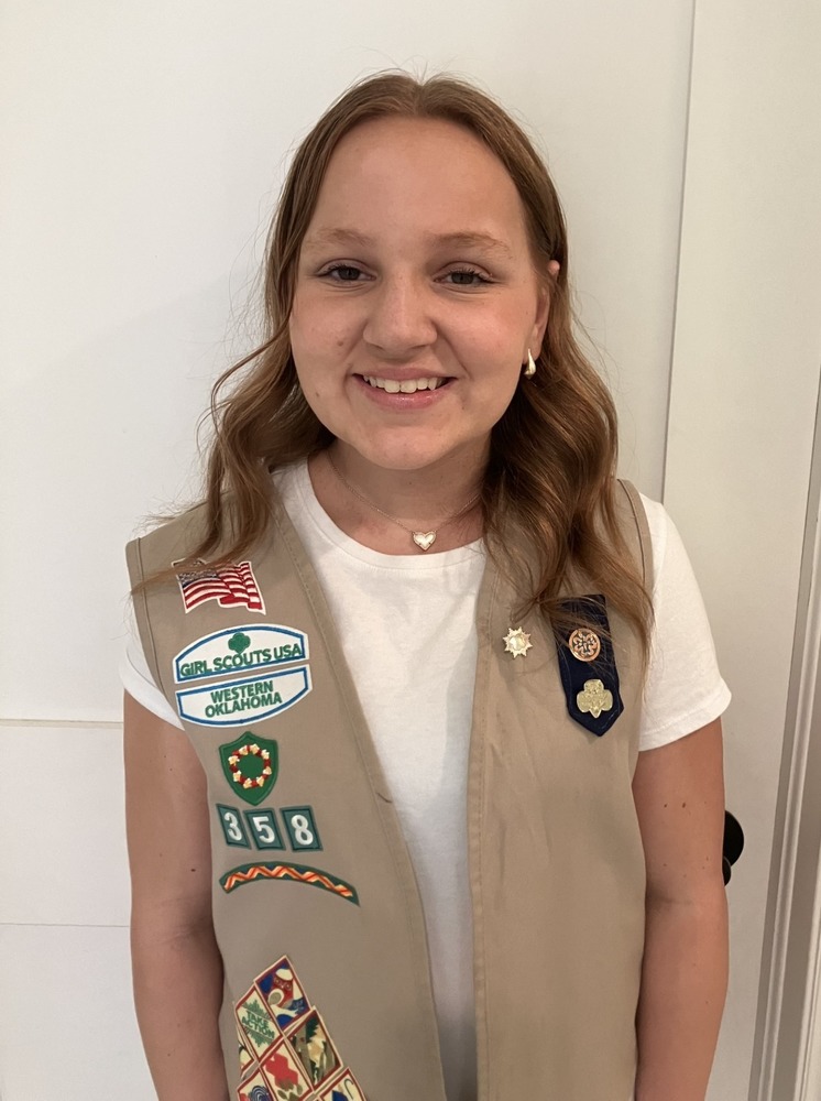 Yukon, Okla., May 6, 2026 – Girl Scouts Western Oklahoma has named its 2026 Gold Award recipients. Molly Adair of Yukon is among 15 Girl Scouts recognized for outstanding leadership and community impact achieved through a hands-on project.   “The Girl Scout Gold Award is the highest honor a Girl Scout can earn,” said GSWESTOK CEO Stacy McNeiland Edmonds. ”It acknowledges the passion, creativity and time commitment behind each recipient’s dedication to changing their local communities. By identifying the root cause of an issue and implementing effective action to solve the problem with long-term benefits, these girls are changing the world.”    To support the often-overlooked siblings of pediatric cancer patients, Molly established a dedicated toy closet and resource center at OK Kids Korral. This facility provides free lodging for pediatric patients receiving cancer treatment at the Children’s Hospital at OU Medical Center and nearby clinics.  Through her project, "Golden Joy," she curated specialized resource packets and letters designed to help siblings navigate the emotional challenges and feelings of isolation that often accompany a family member's treatment.    Gold Award recipients, along with Bronze and Silver Award recipients, were  recognized at Girl Scouts Western Oklahoma’s Highest Awards Ceremony on May 2, 2026, at Church of the Servant in Oklahoma City.    About Girl Scouts Western Oklahoma   Located in 39 Oklahoma counties in the central, southwest and northwest region of the state, Girl Scouts Western Oklahoma builds girls of courage, confidence and character who make the world a better place. Through leadership-building programs, GSWESTOK offers girls pathways to explore their interests - including STEAM (science, technology, engineering, art and math), healthy lifestyles and activities like our High Adventure Team and summer camps, and community service projects through our Bronze, Silver and Gold Awards.