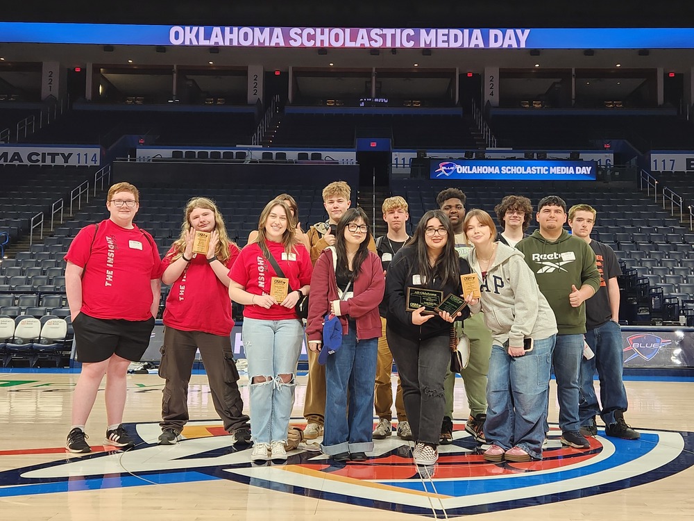 Students at State scholastic media day