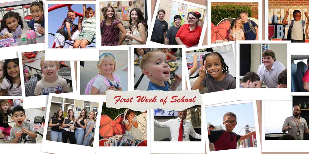 Collage (First Week of School Pictures)