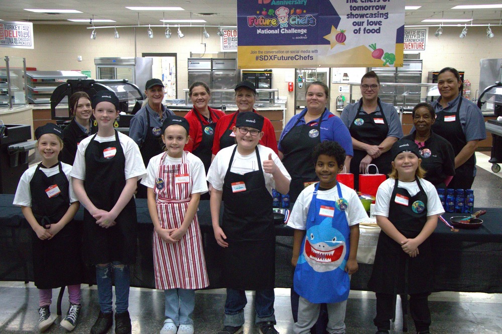photo of students at the Annual Sodexo Future Chef Competition