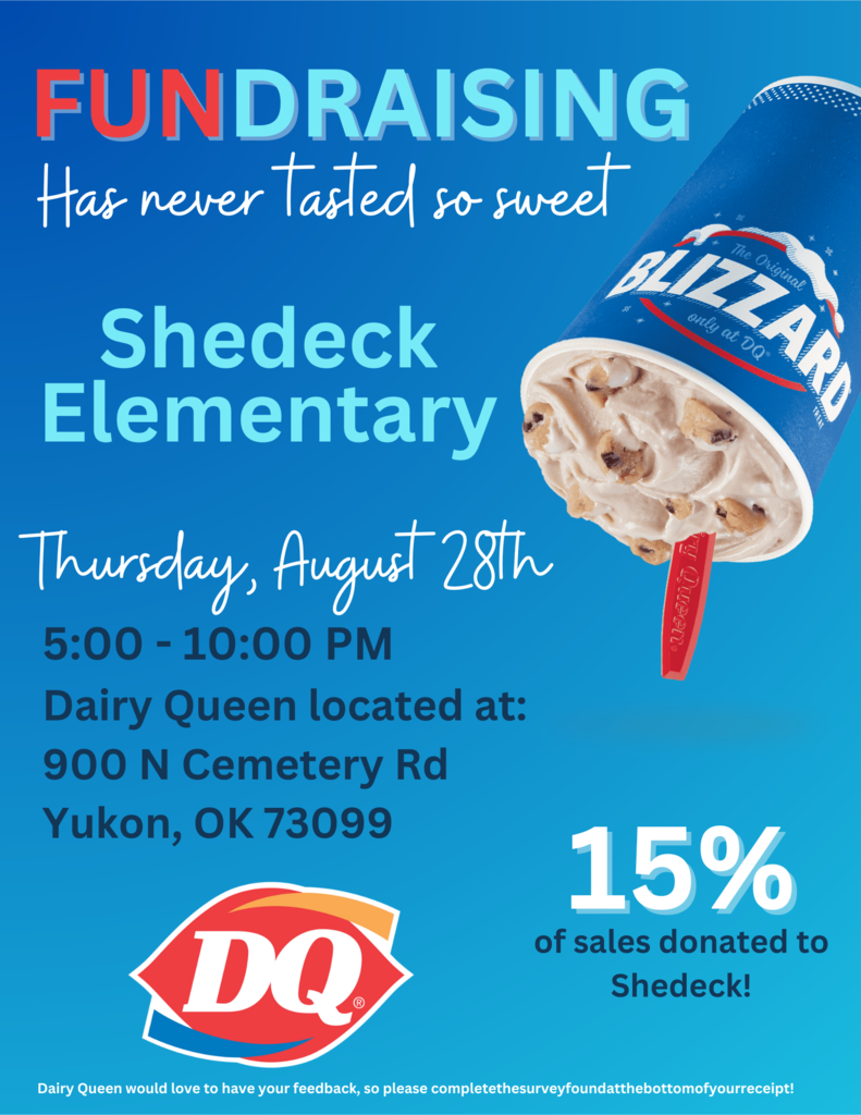 Dairy Queen Fundraiser 8-28-25