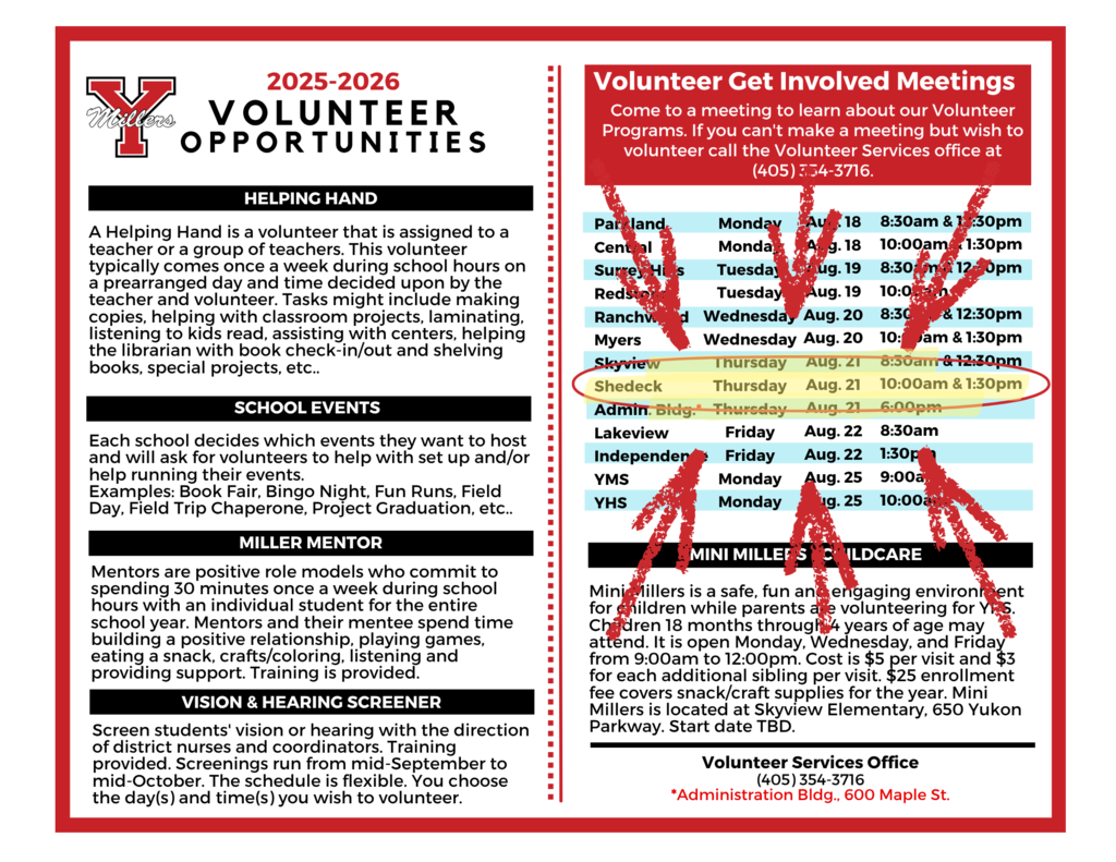 Volunteer Meetings