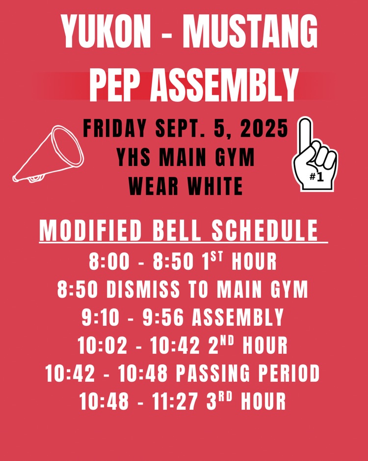 pep assembly September 5th