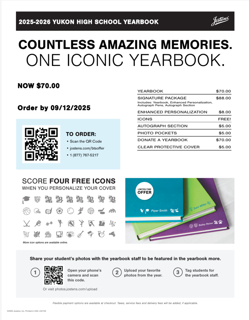 yearbook order form