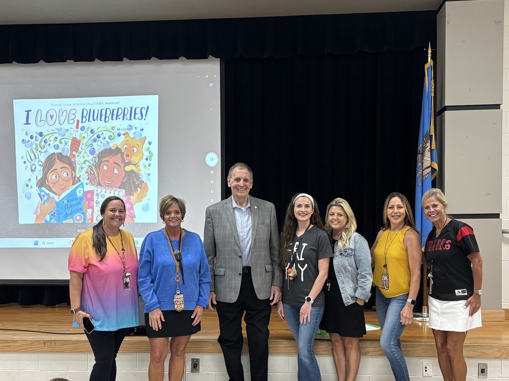 Senator Jack smiling with Ranchwood Staff
