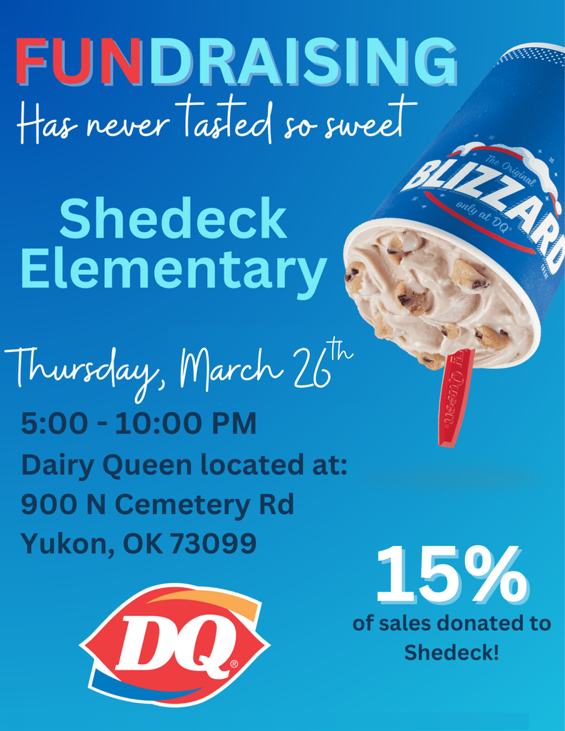 Dairy Queen Fundraiser 3-26-26