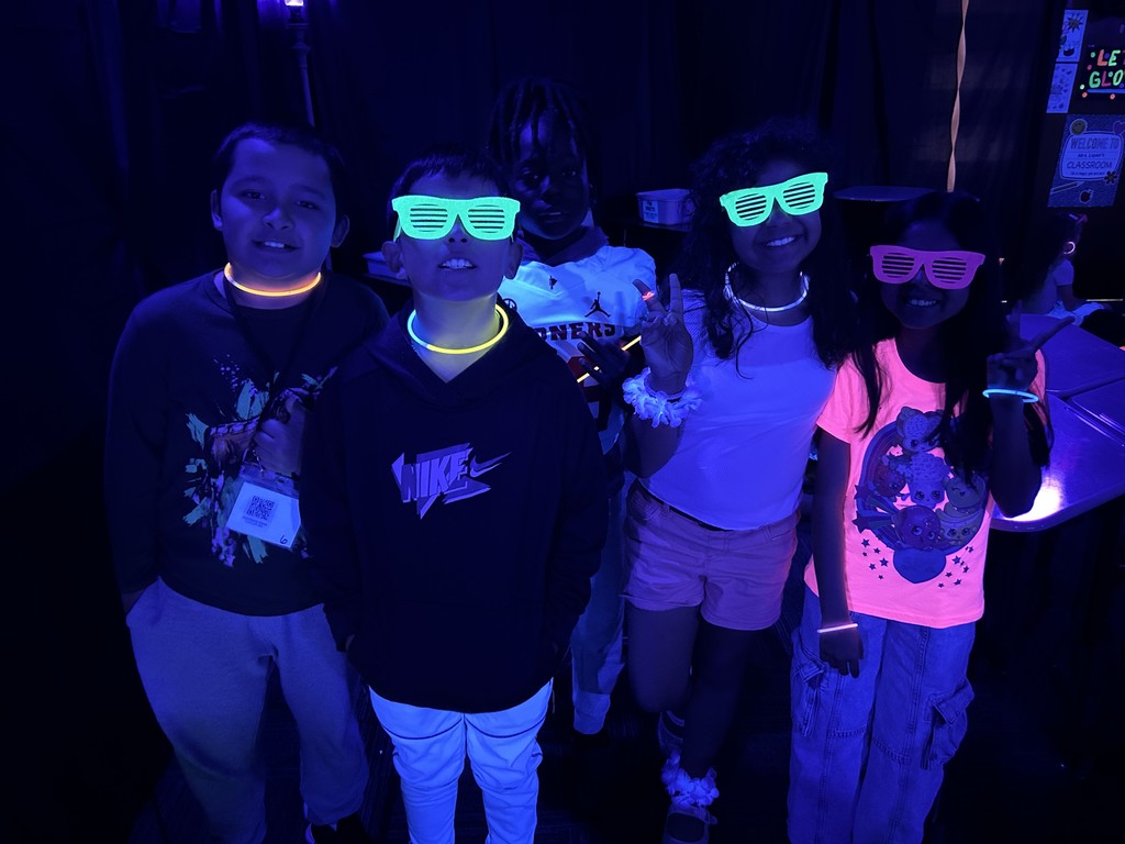Glow Day = learning made bright ✨ Students in Ms. Beth Lopez’s 4th grade class at Independence lit up the room today as they practiced key skills for their upcoming state math test. From hands-on activities to glowing engagement, these students are shining with confidence and ready to succeed! 💡📚