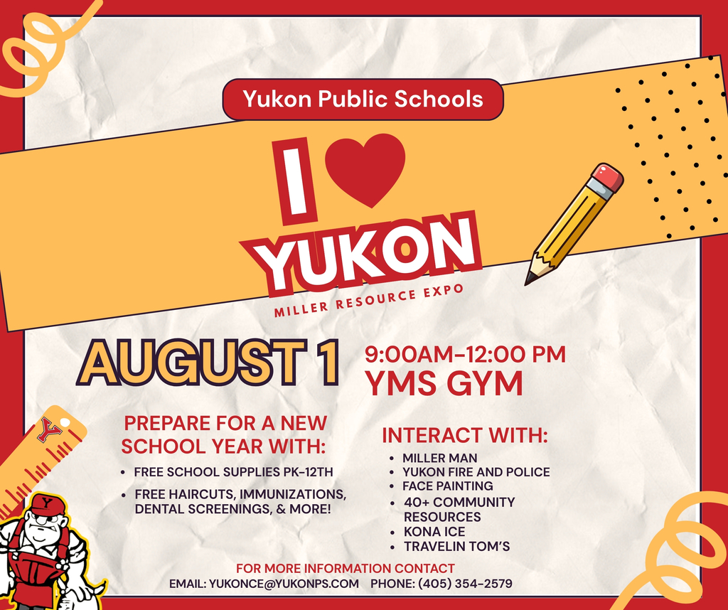 I HEART YUKON FLYER: MILLER RESOURCE EXPO AUGUST 1 YMS GYM 9:00 AM-12:00 PM