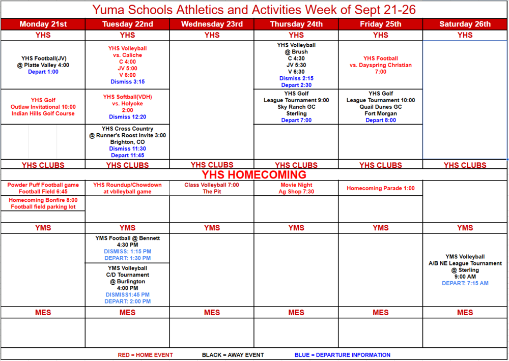 September 21-26