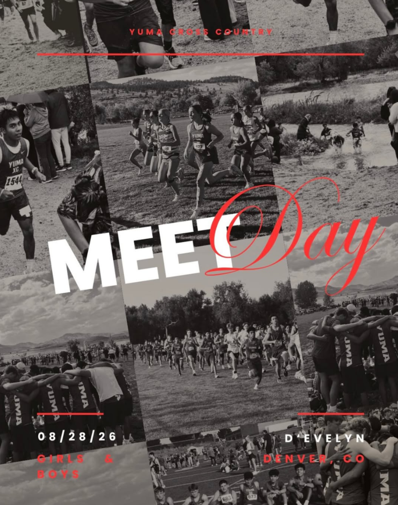 Cross Country meet day graphic 