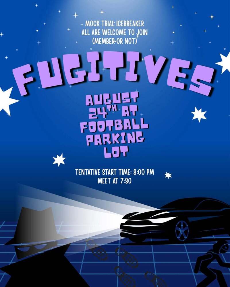 Mock Trial Fugitives Flyer