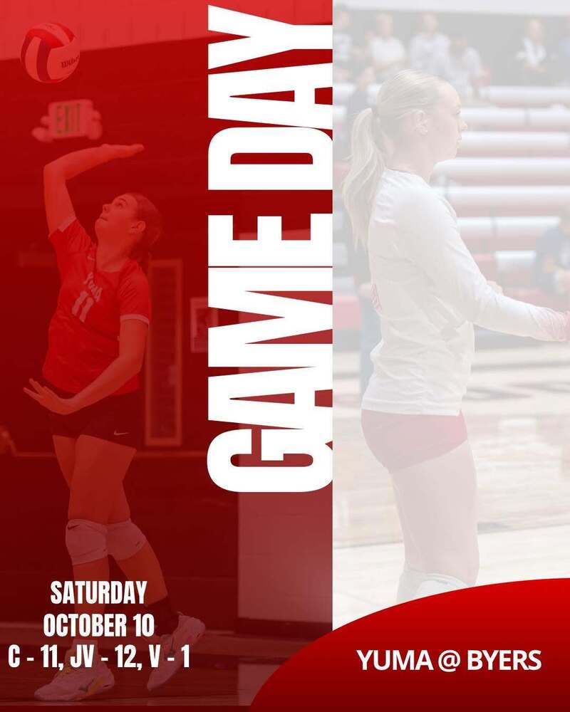 Volleyball @ Byers Graphic