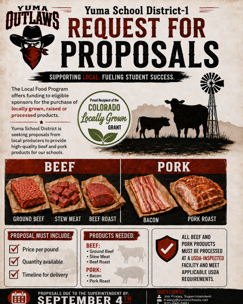 RFP for beef and pork submissions