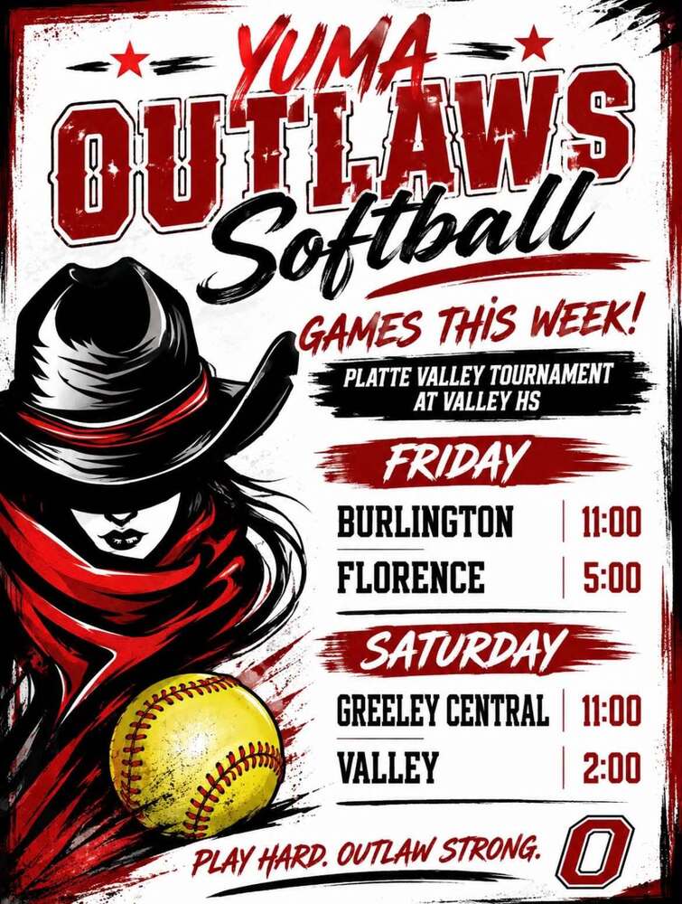 Softball Season opener Flyer